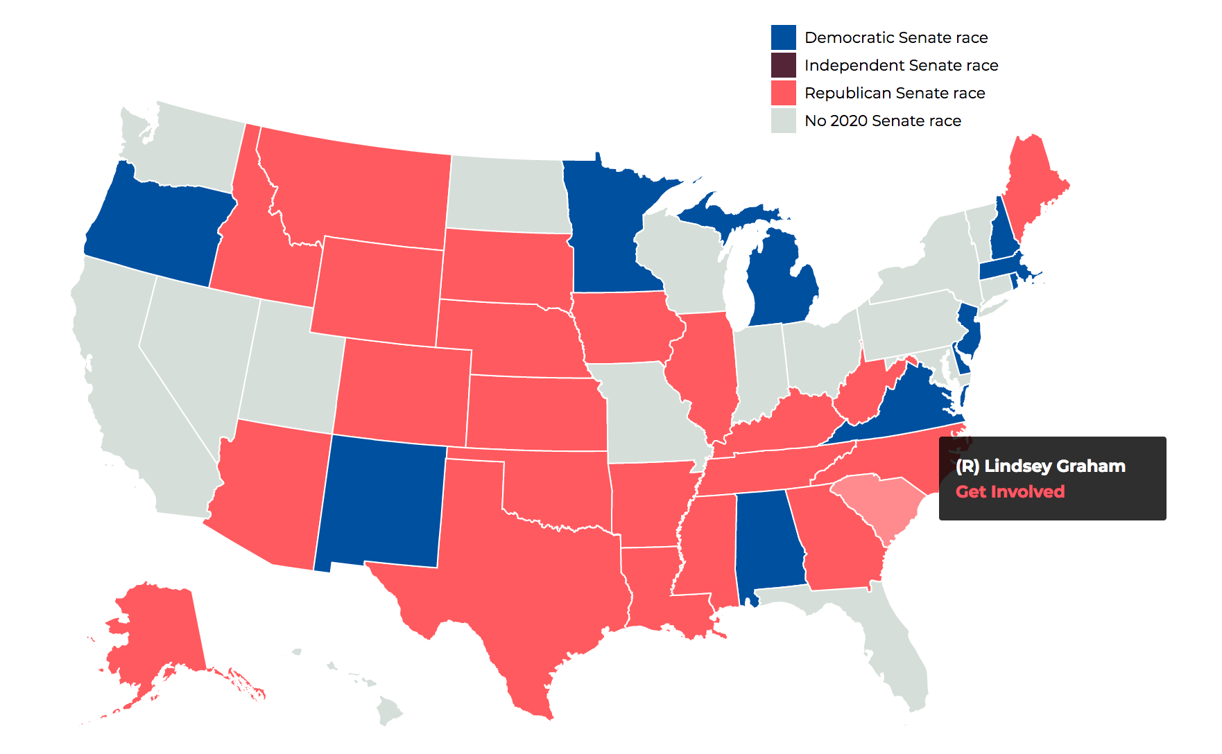 2020 US Election Map