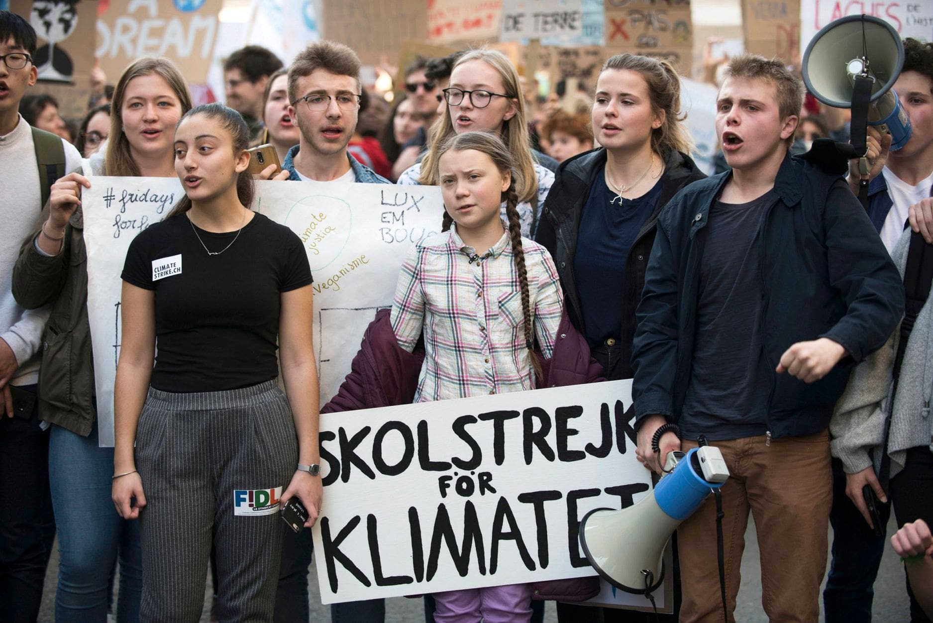 promote list climate strike